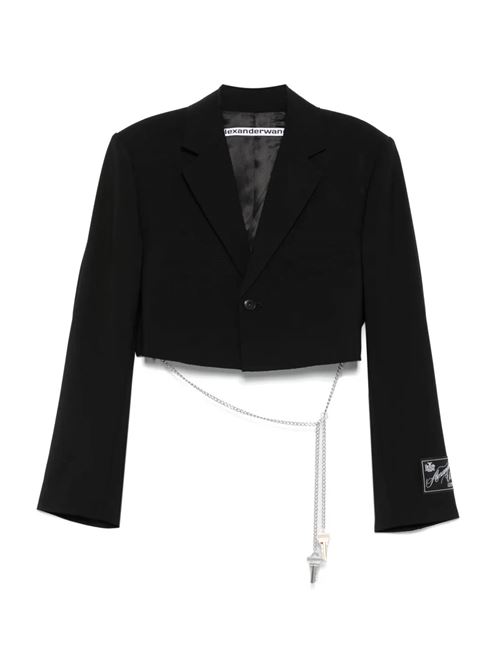 Crop jacket with logo ALEXANDER WANG | 1WC3252680001